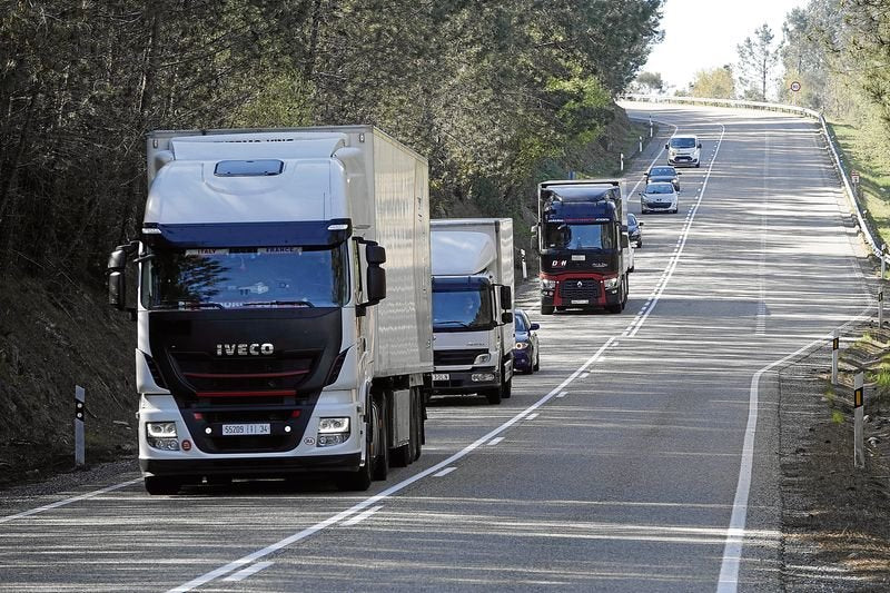 Huelga de transporte en España